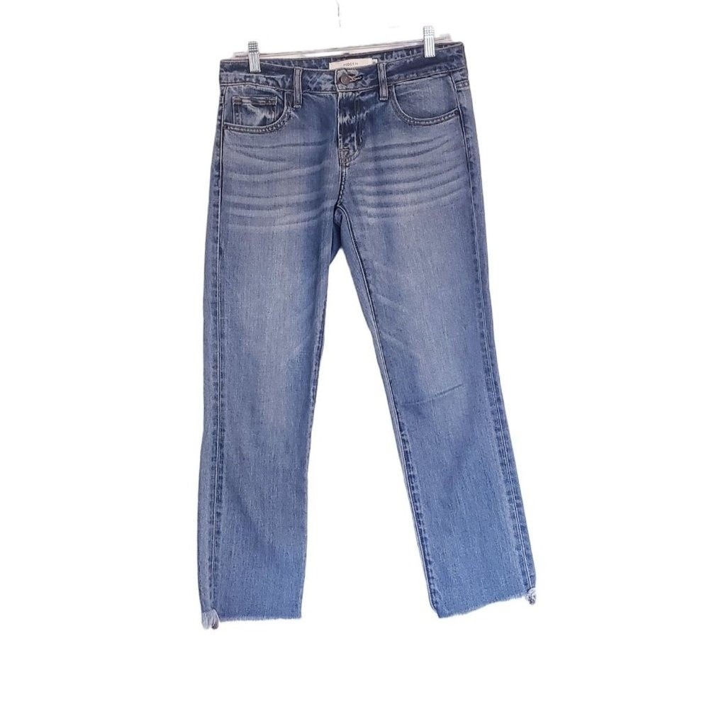Hidden Jeans slim straight‎ raw hem size 25 mid wash